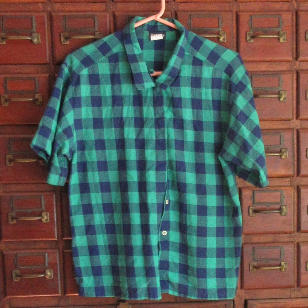 Checked KORET Short Sleeve Shirt Size 12